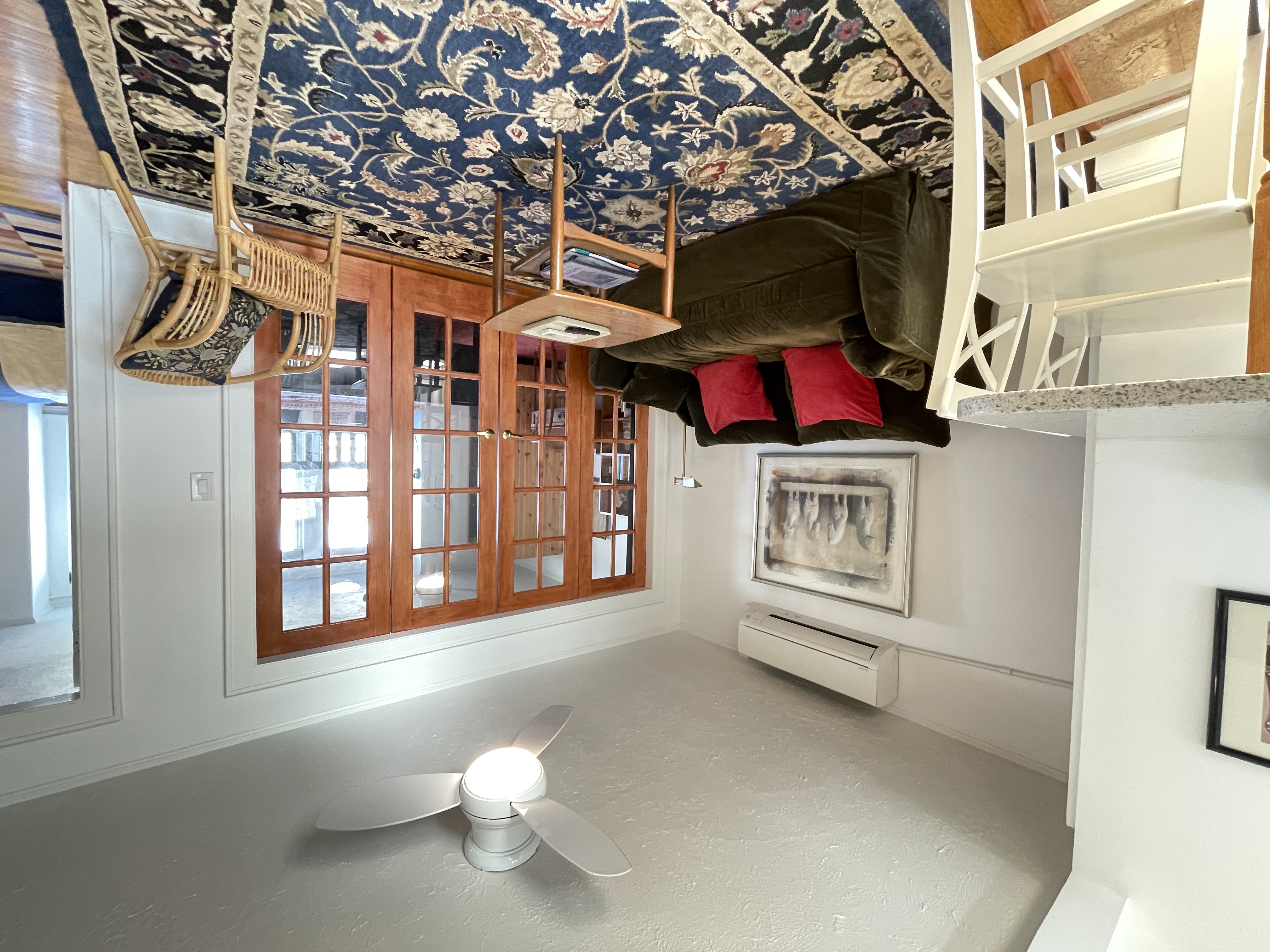 Bright, sunny living room in Astoria apartment